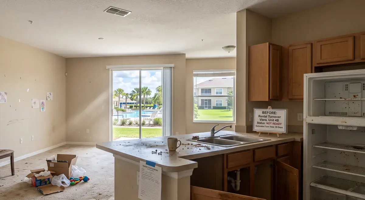 Rental Turnover Viera before